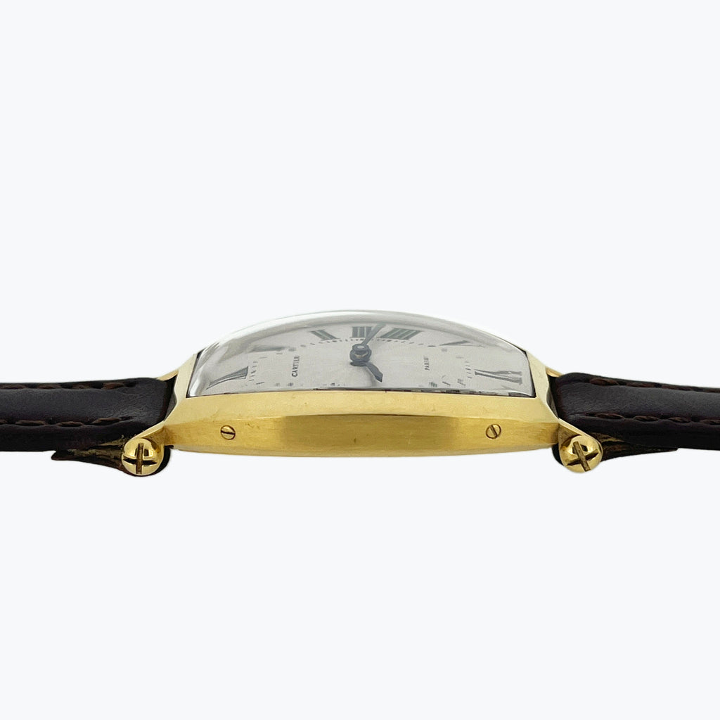 Cartier Paris Tonneau Ladies, Yellow Gold