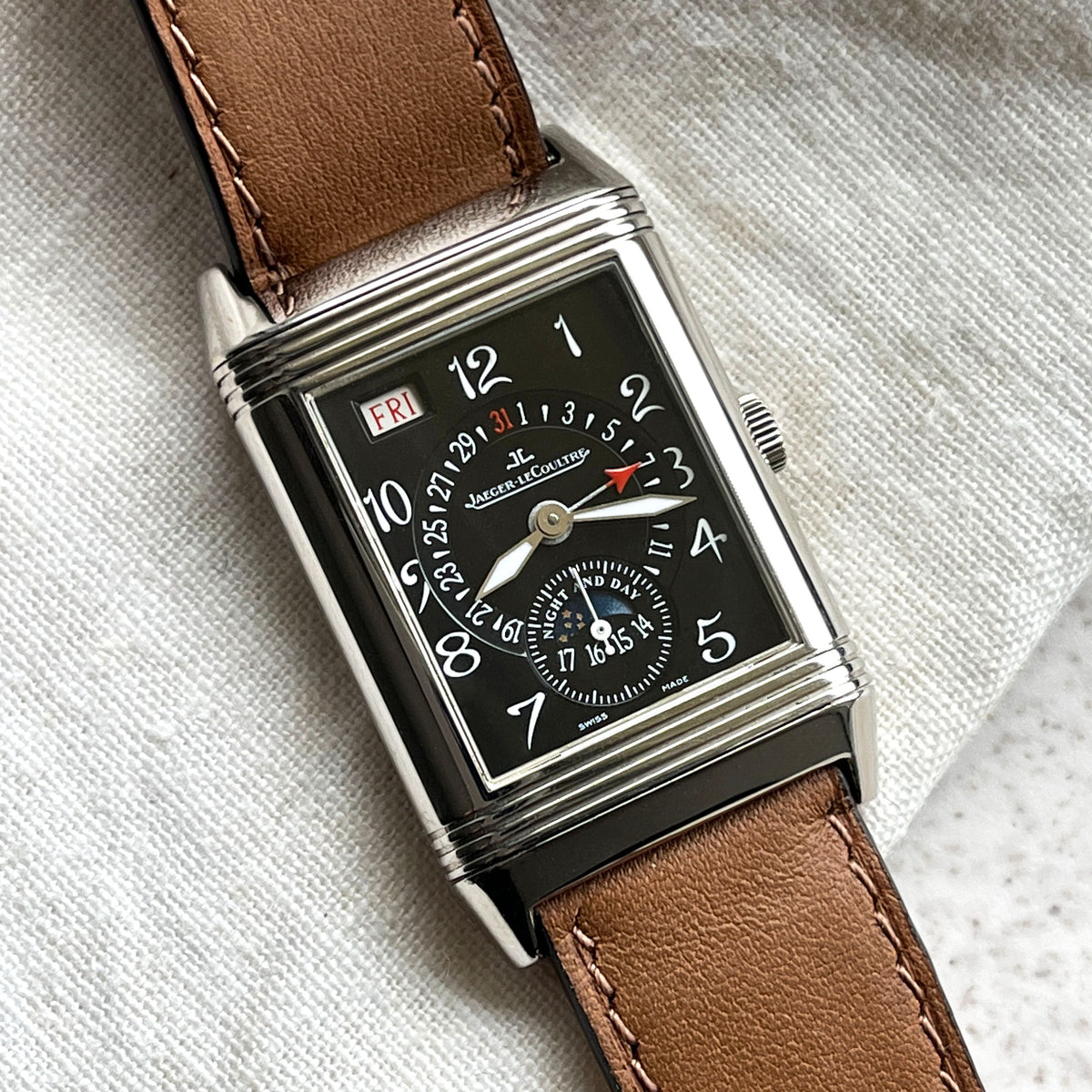 Jaeger-LeCoultre Reverso Calendar Date, Ref. 270.3.36, White Gold