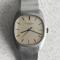 Audemars Piguet Rare Tonneau Watch with Detachable AP Mesh Bracelet, Steel