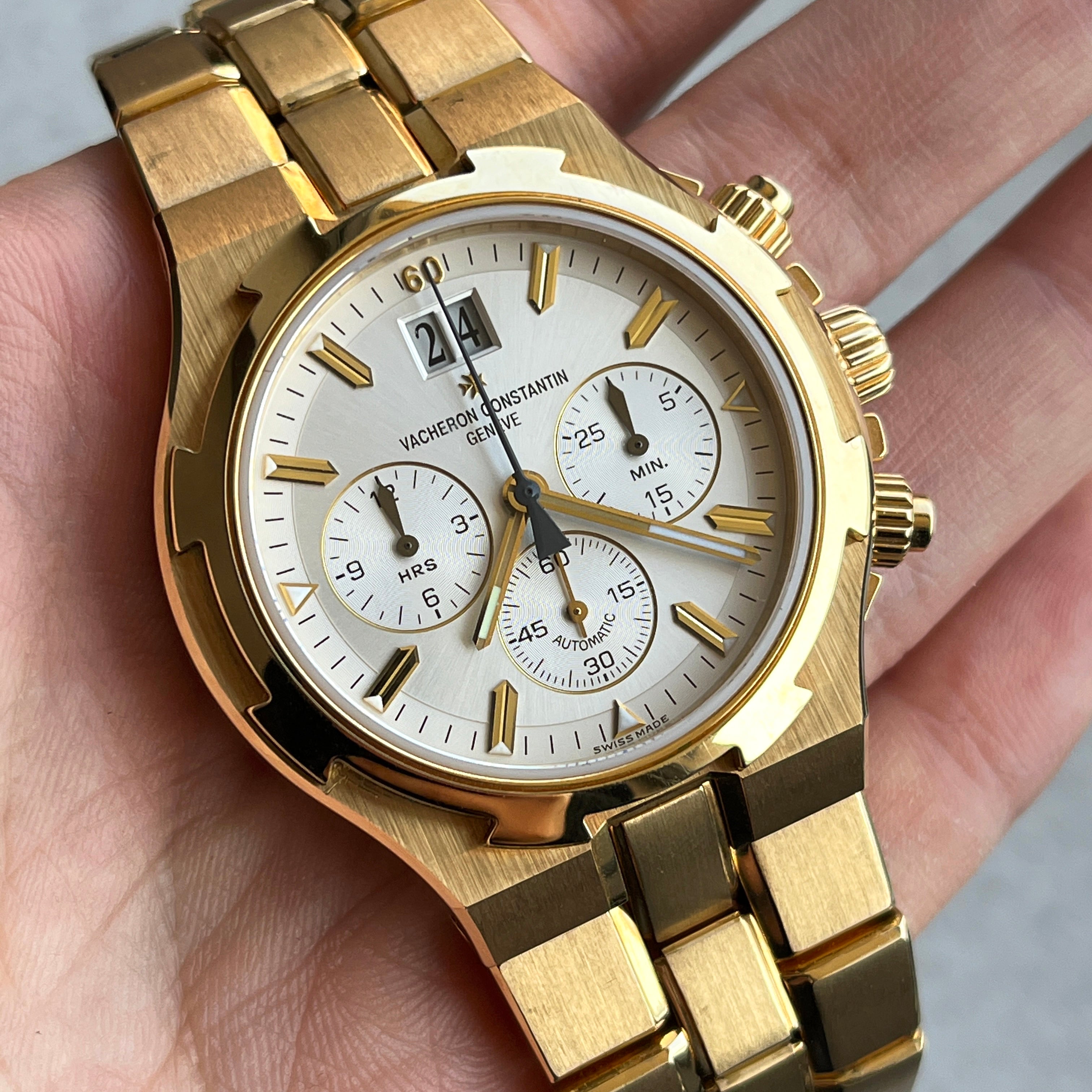 Vacheron Overseas First Generation Overseas Big Date Chronograph Yellow Gold