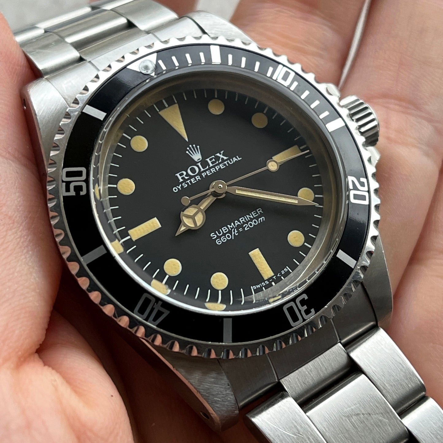 Rolex Submariner Maxi Mark V Dial, Steel