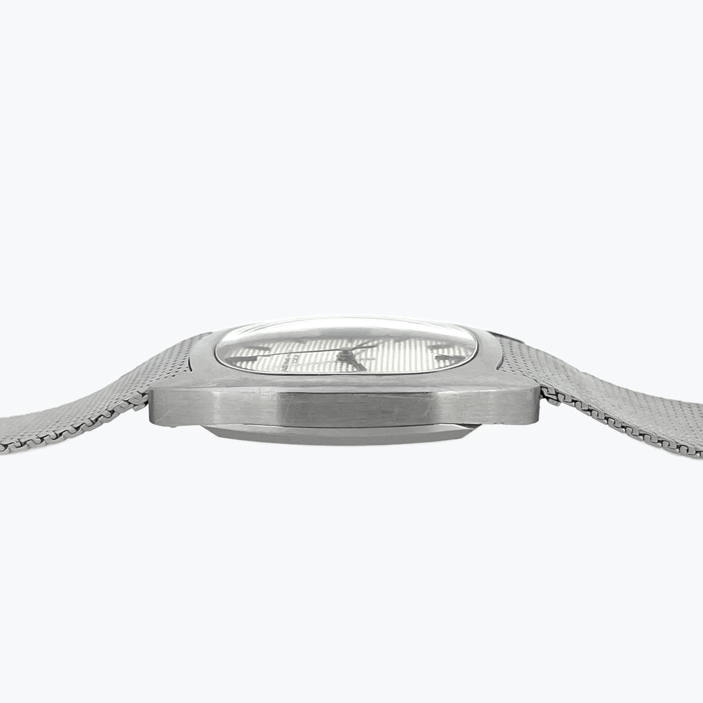 Audemars Piguet Rare Tonneau Watch with Detachable AP Mesh Bracelet, Steel