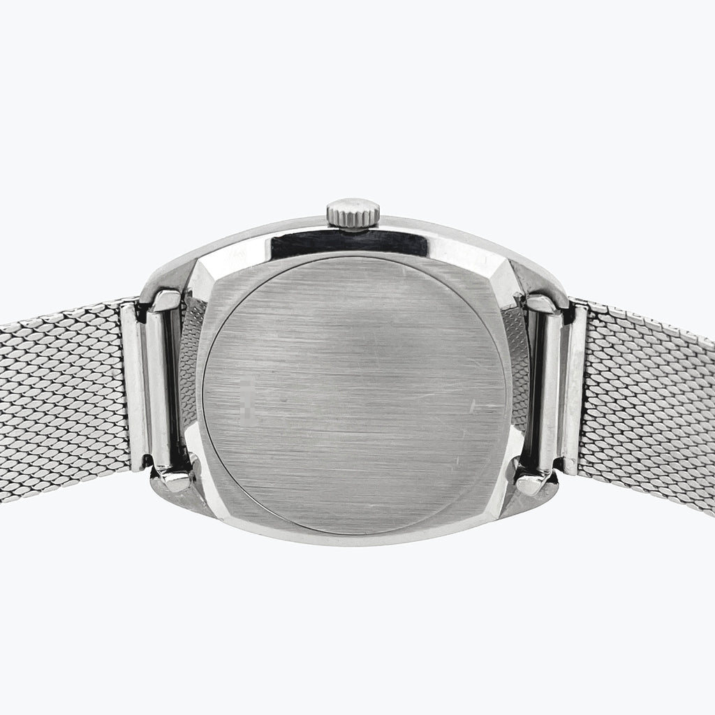 Audemars Piguet Rare Tonneau Watch with Detachable AP Mesh Bracelet, Steel