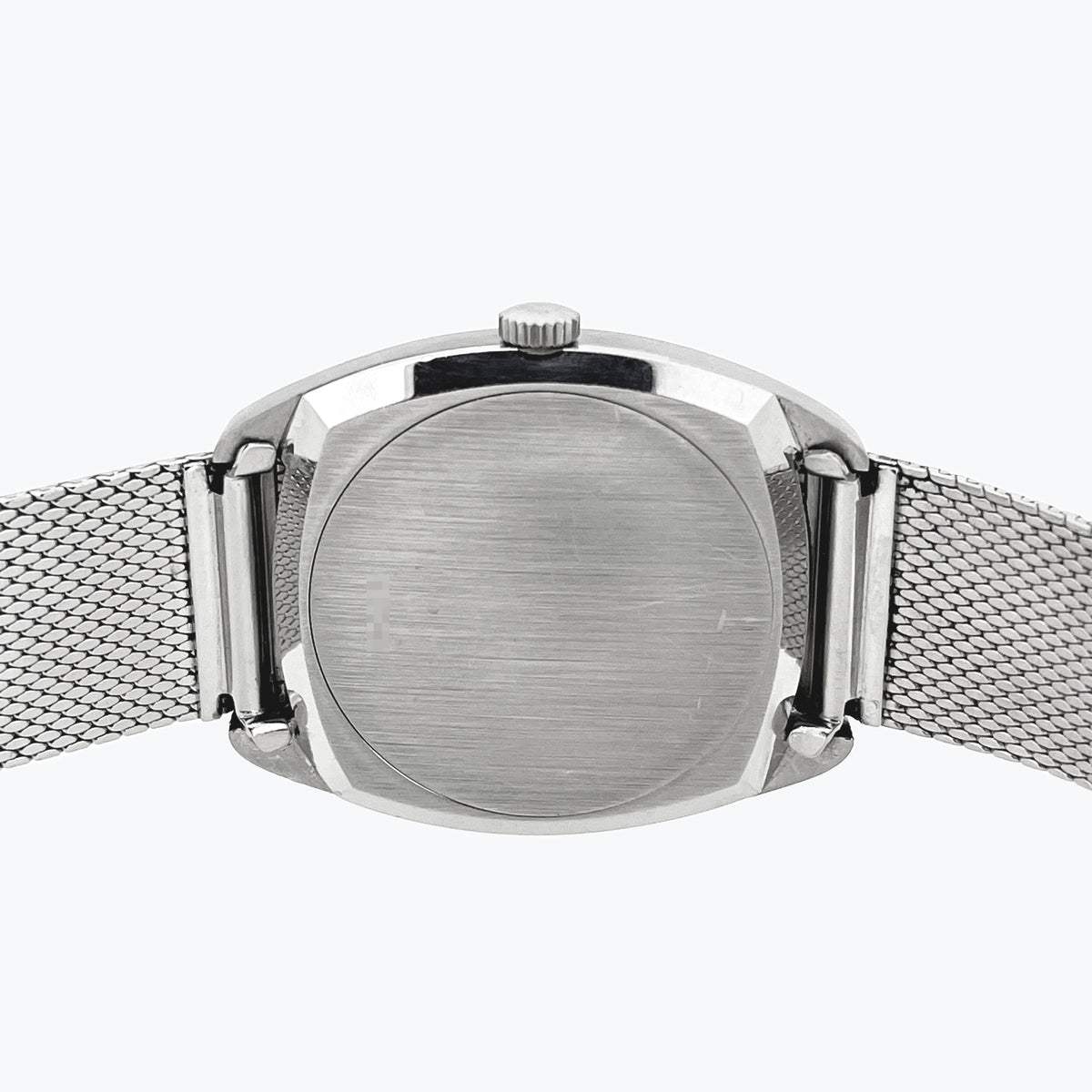 Audemars Piguet Rare Tonneau Watch with Detachable AP Mesh Bracelet, Steel