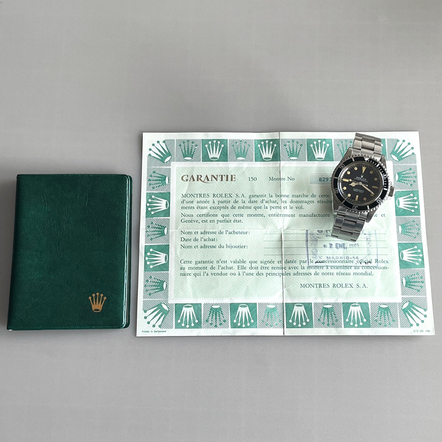 Rolex Submariner Maxi Mark V Dial, Steel