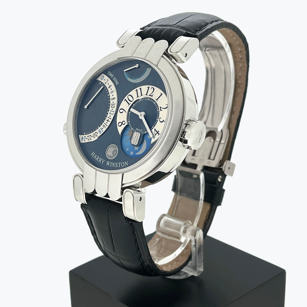 Harry Winston Premier Excenter Timezone, Ref. 200-MMTZ39W, White Gold
