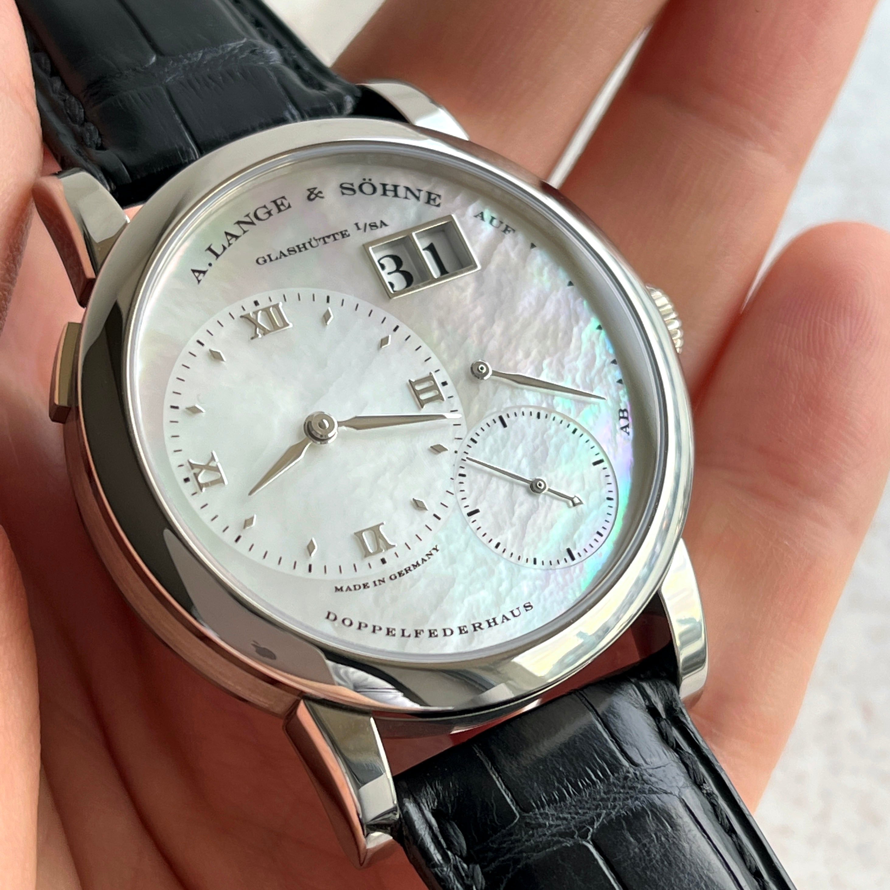 A. Lange & Sohne Lange 1 "Soiree", Ref. 110.029, White Gold