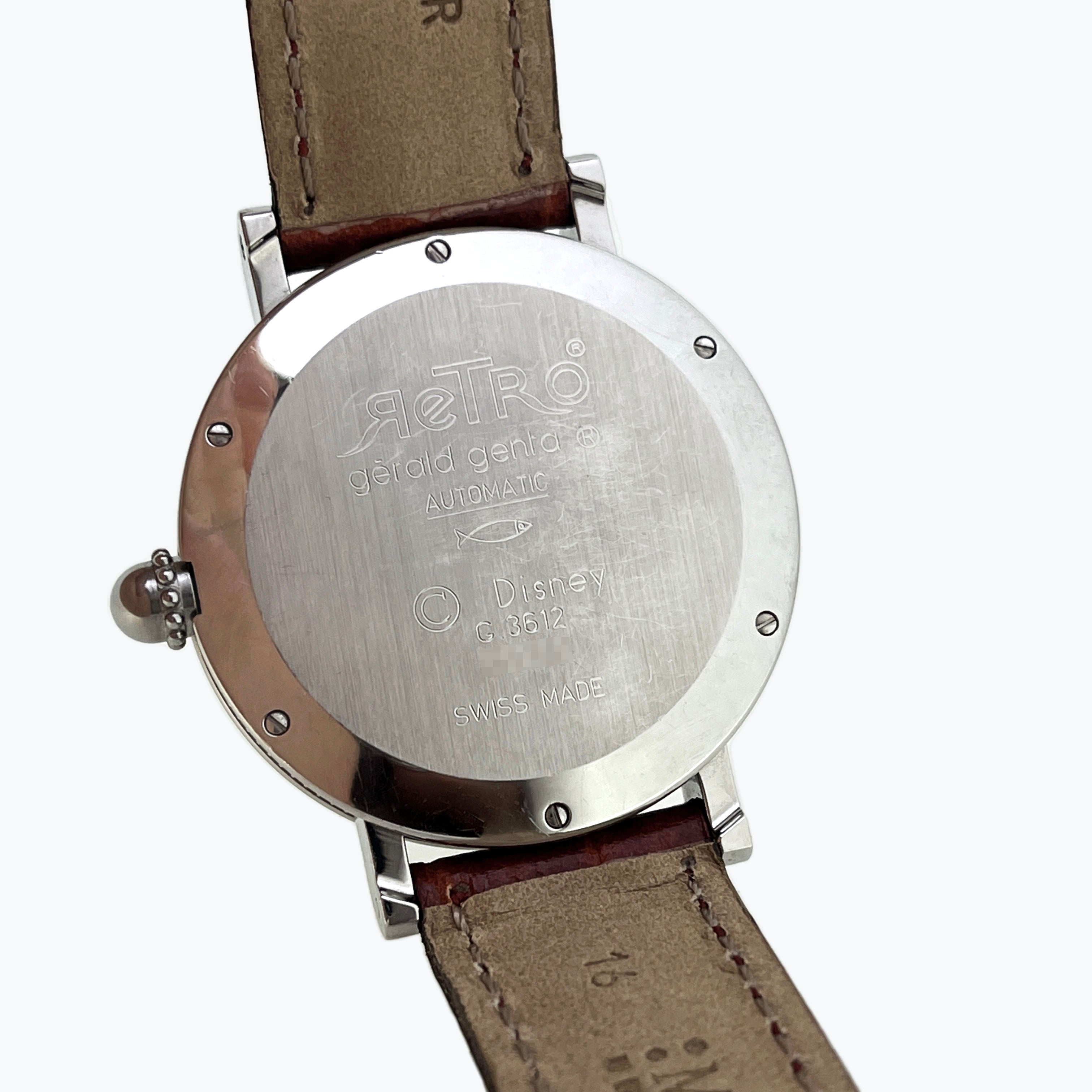 Gerald Genta Retro Fantasy Scrooge McDuck Retrograde Jumping Hour, MOP Dial, Ref. 3612, Steel