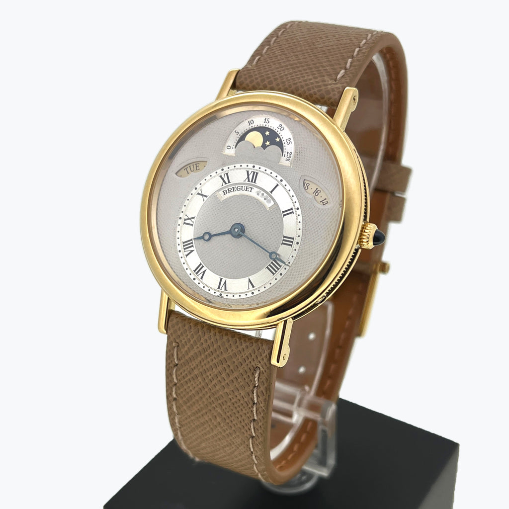 Breguet Classique Calendar Moonphase, Ref. 3330, "Pre-letter" serial, Yellow Gold