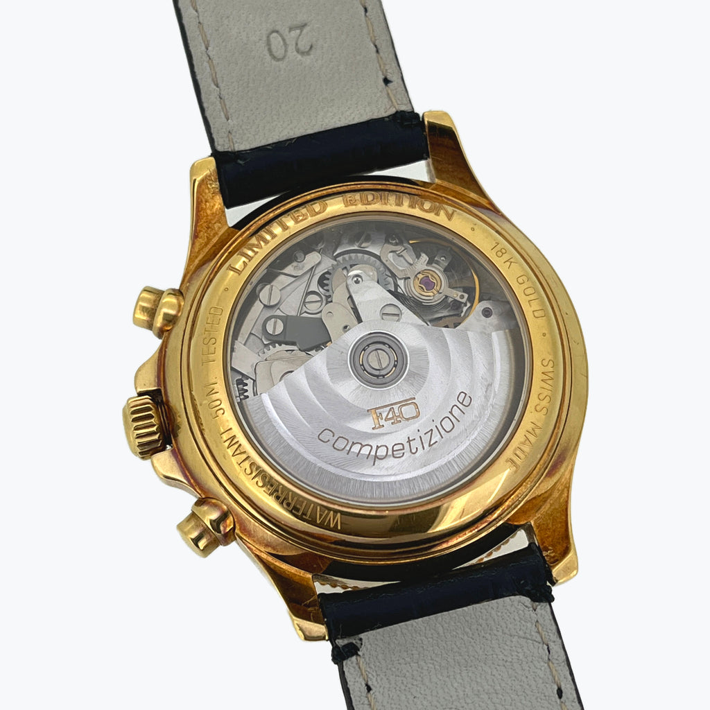 Ferrari F40 Competizione Chronograph, Limited Edition, Yellow Gold