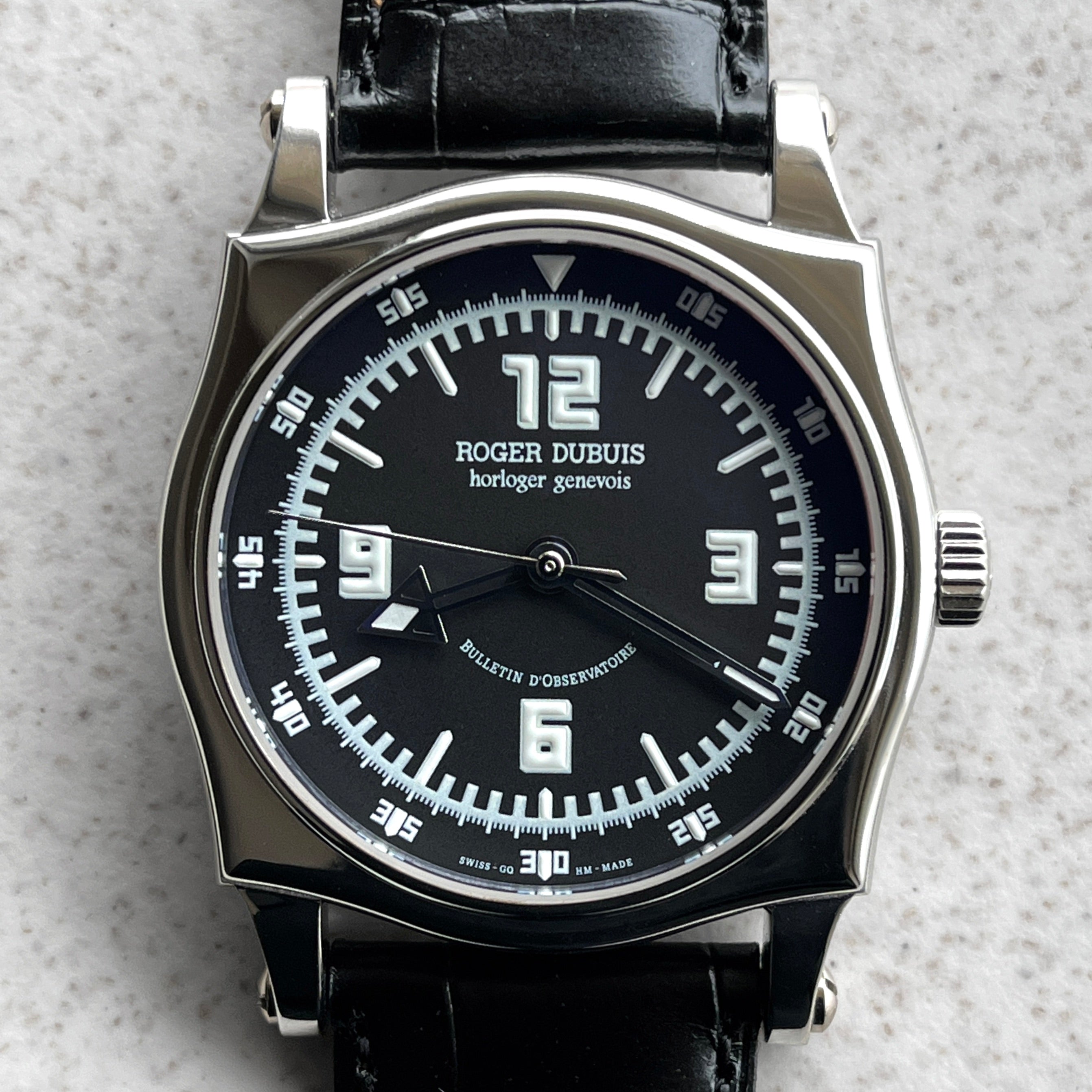 Roger Dubuis S40 Sympathie, Ref. S40.57, Black dial, White gold