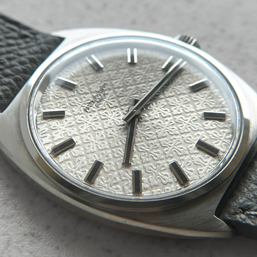 Patek Philippe Tonneau Wristwatch, Calatrava Cross Dial, Ref. 3574, Steel
