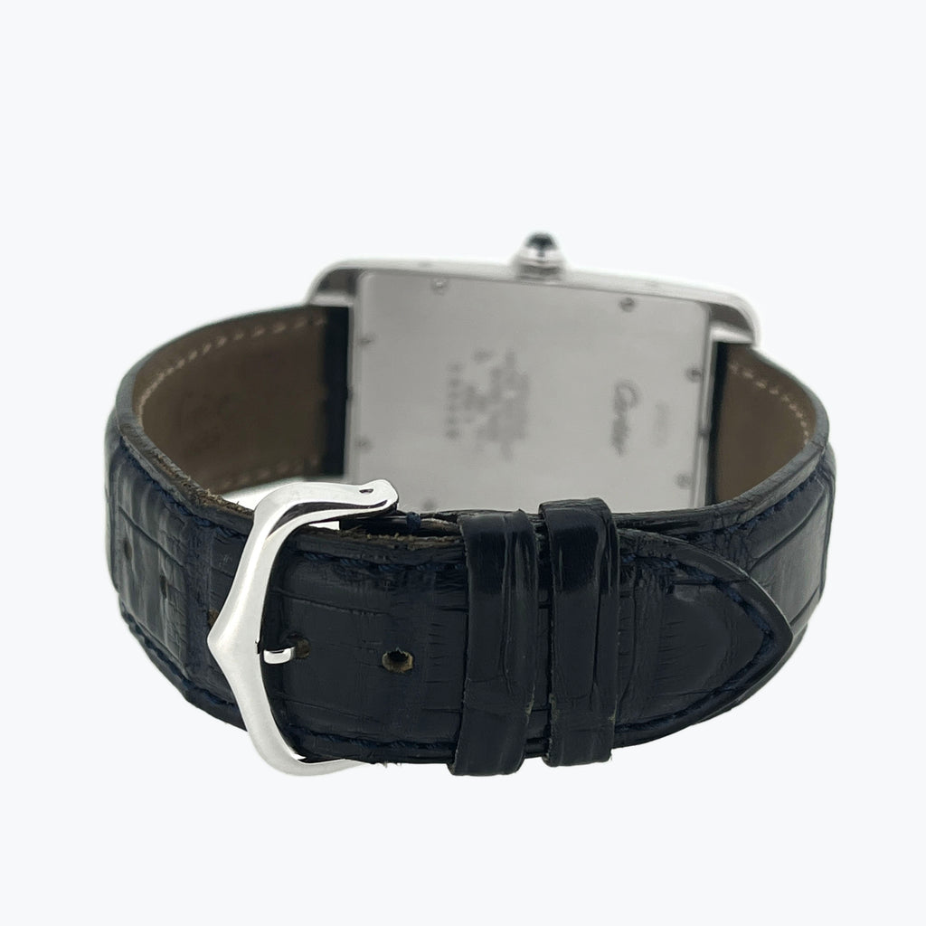 Cartier Large Tank Americaine Mecanique, Ref. 1736, White Gold