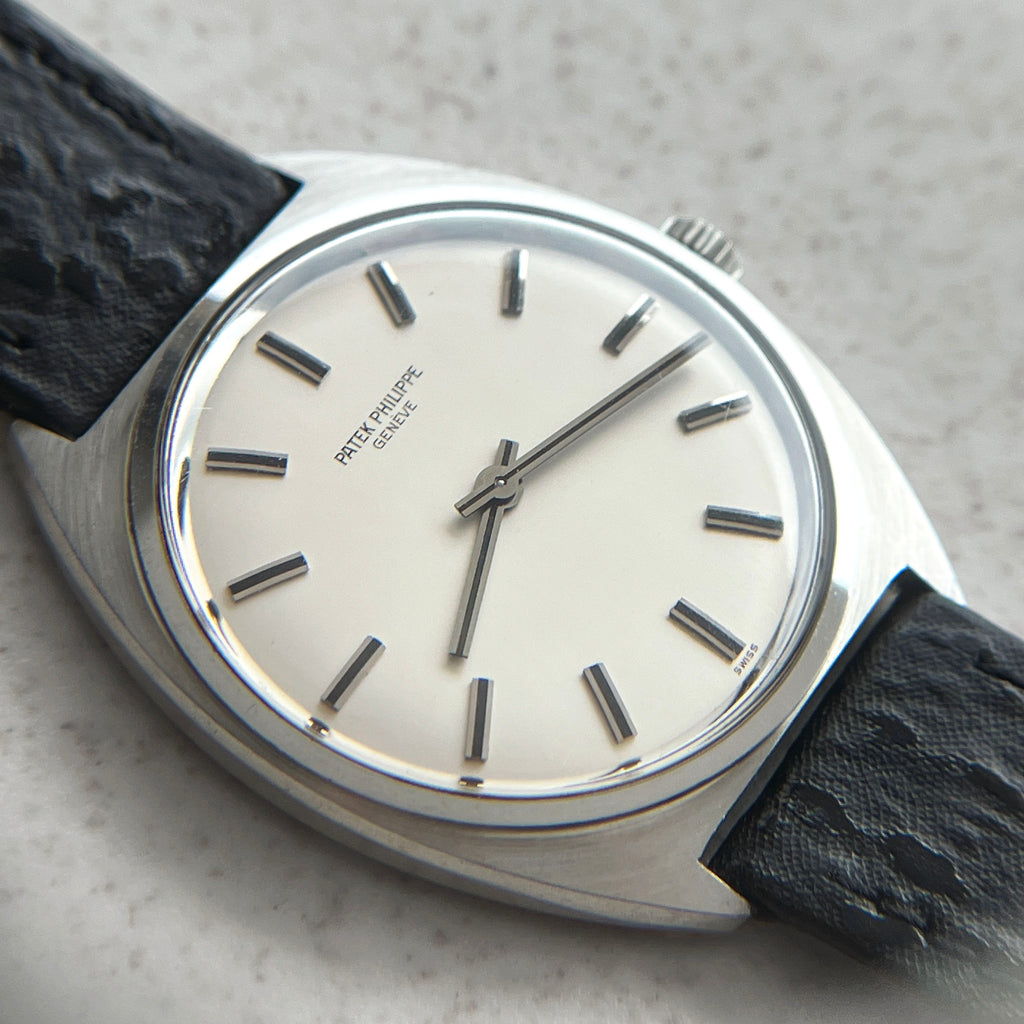 Patek Philippe Tonneau Wristwatch, Ref. 3574, Steel