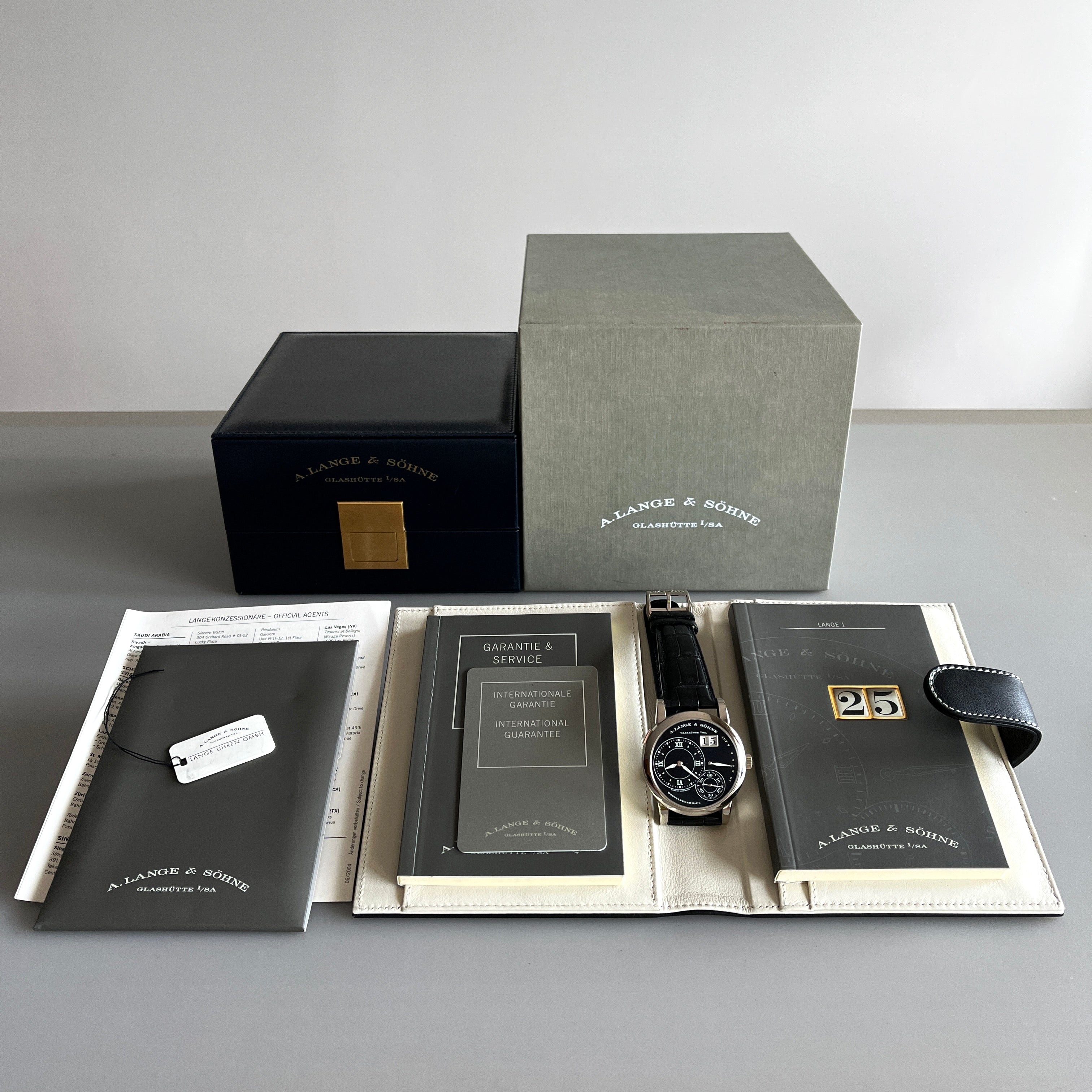 A. Lange & Sohne Lange 1 Luminous, Ref. 101.029, White Gold