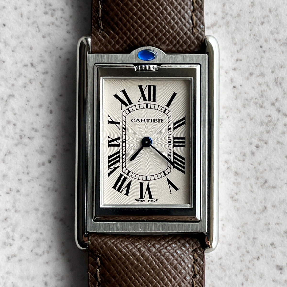 Cartier Tank Basculante Mecanique Millennium, Ref. 2390, Steel