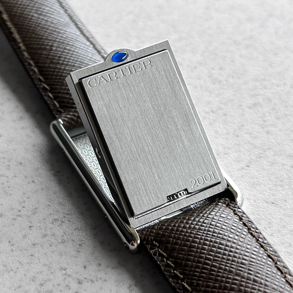 Cartier Tank Basculante Mecanique Millennium, Ref. 2390, Steel