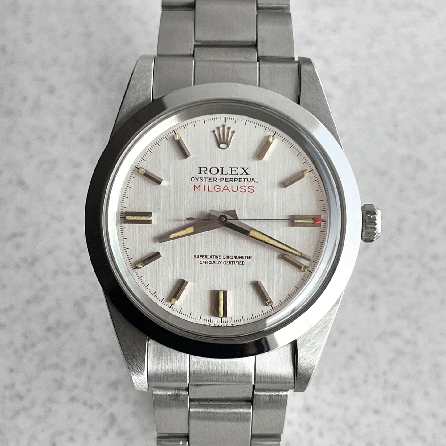 Rolex Milgauss, Steel