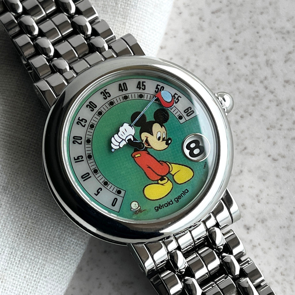 Gerald Genta Retro Fantasy Mickey Mouse Golf, Steel
