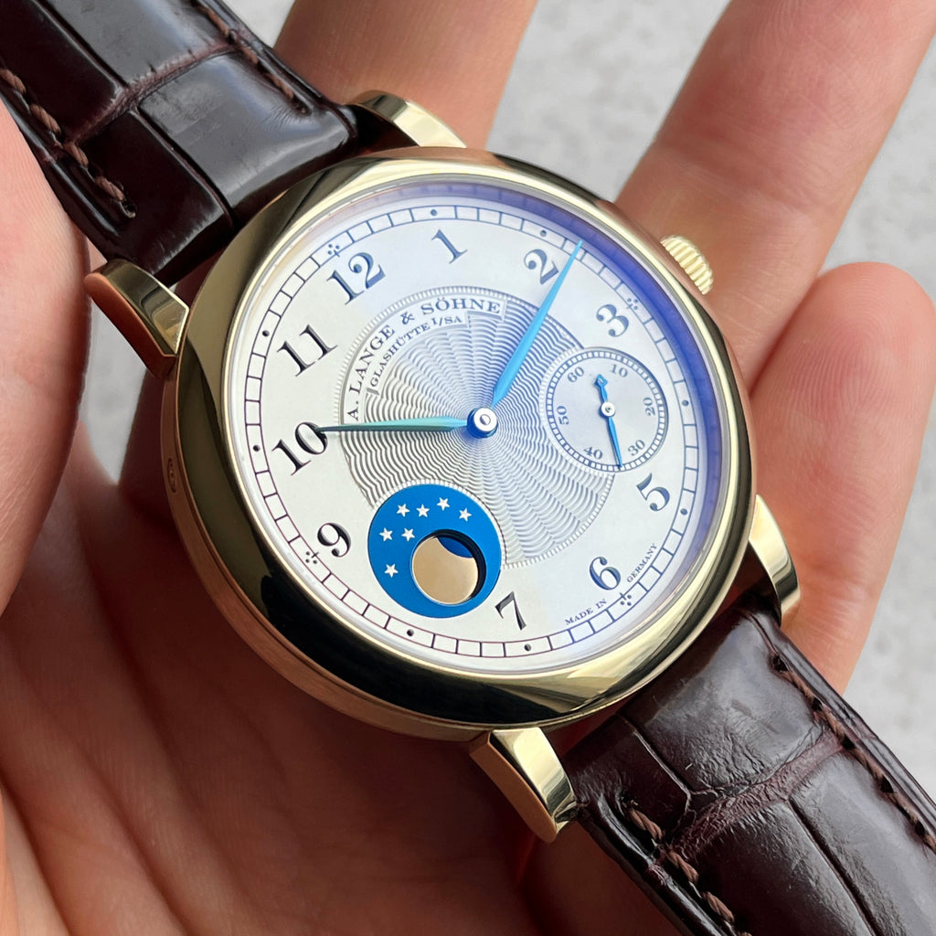 A. Lange & Sohne "Homage to F.A. Lange" 1815 Moonphase, Ref. 212.050, Limited Edition, Honey Gold