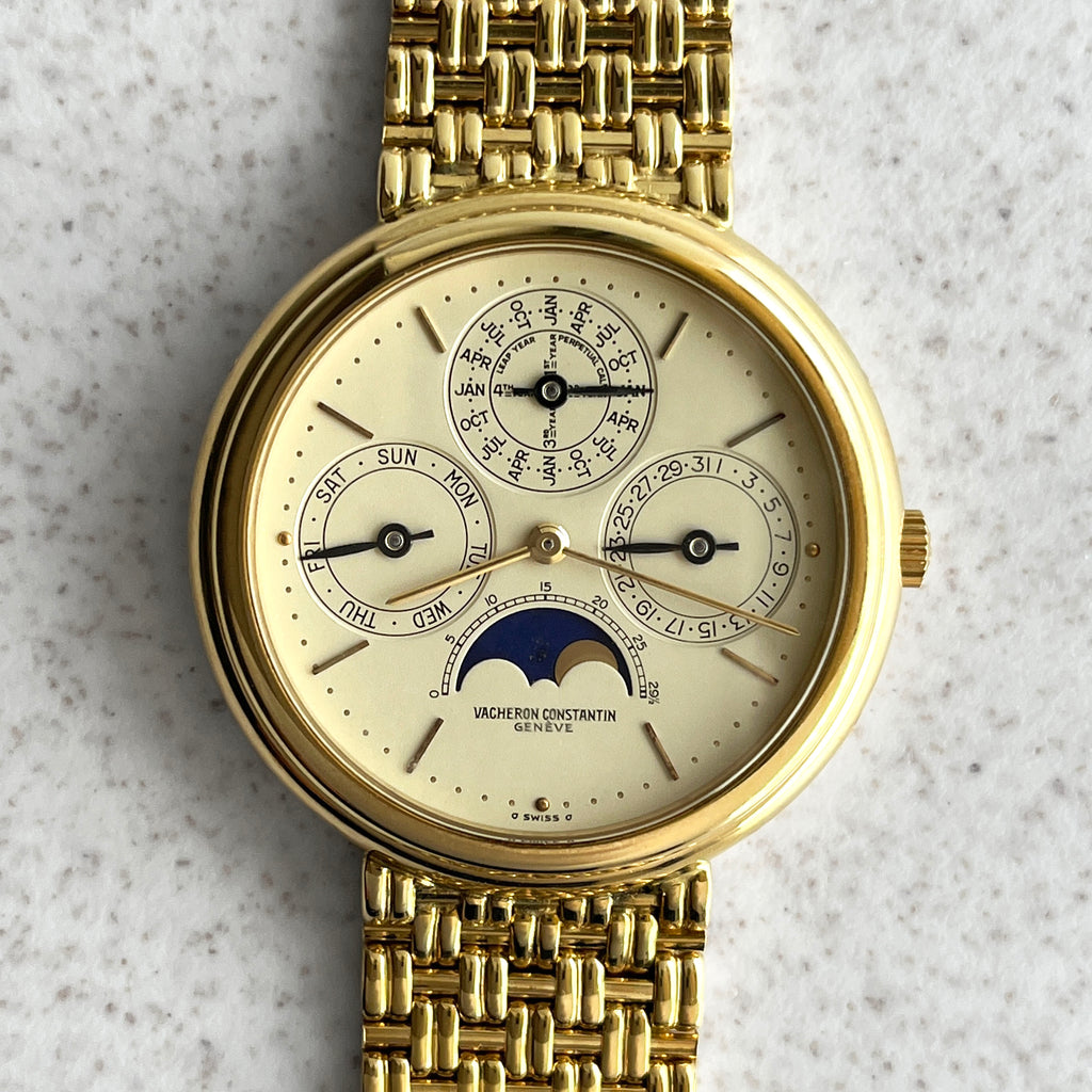 Vacheron Constantin Perpetual Calendar Bracelet, Ref. 43031, Yellow Gold