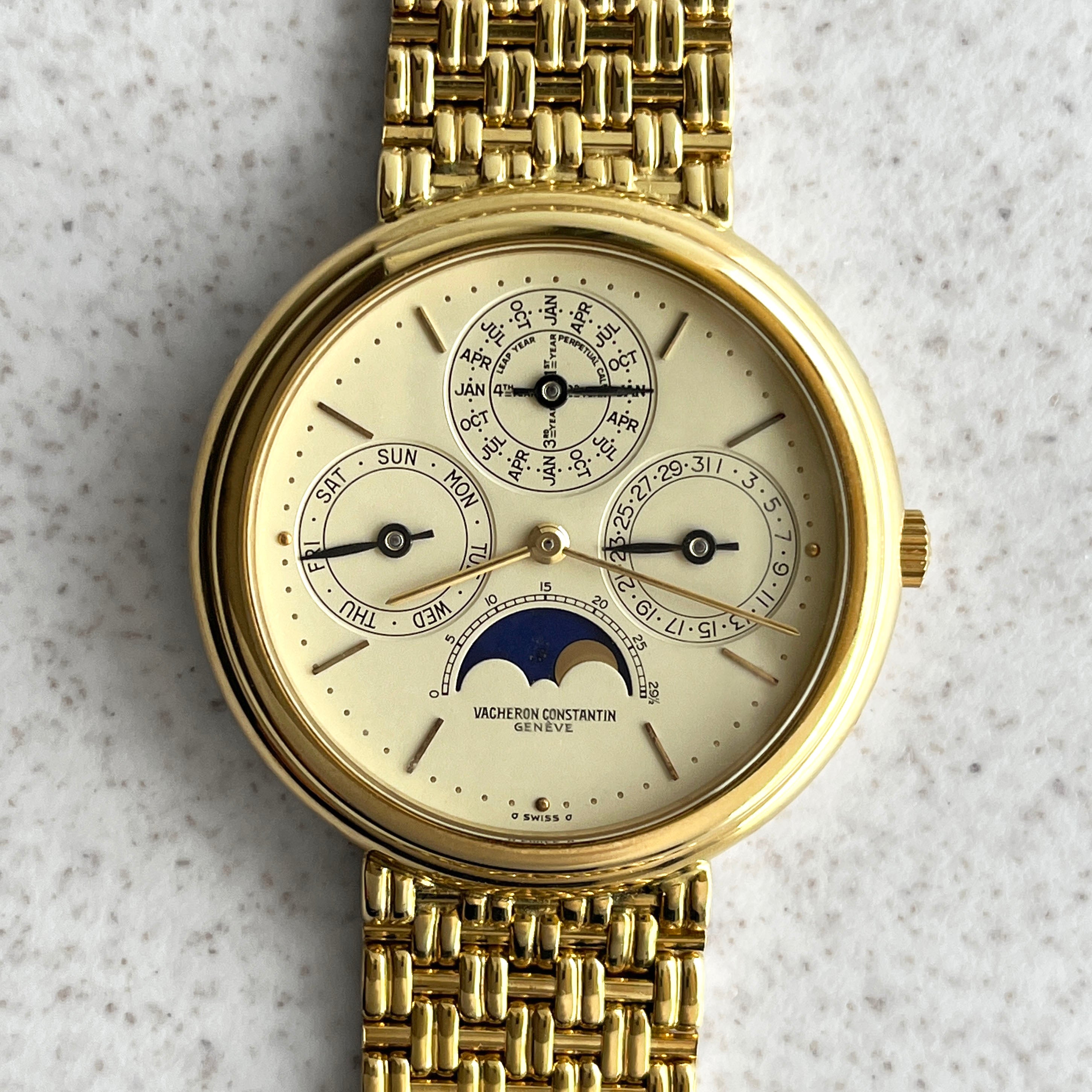 Vacheron Constantin Perpetual Calendar Bracelet, Ref. 43031, Yellow Gold