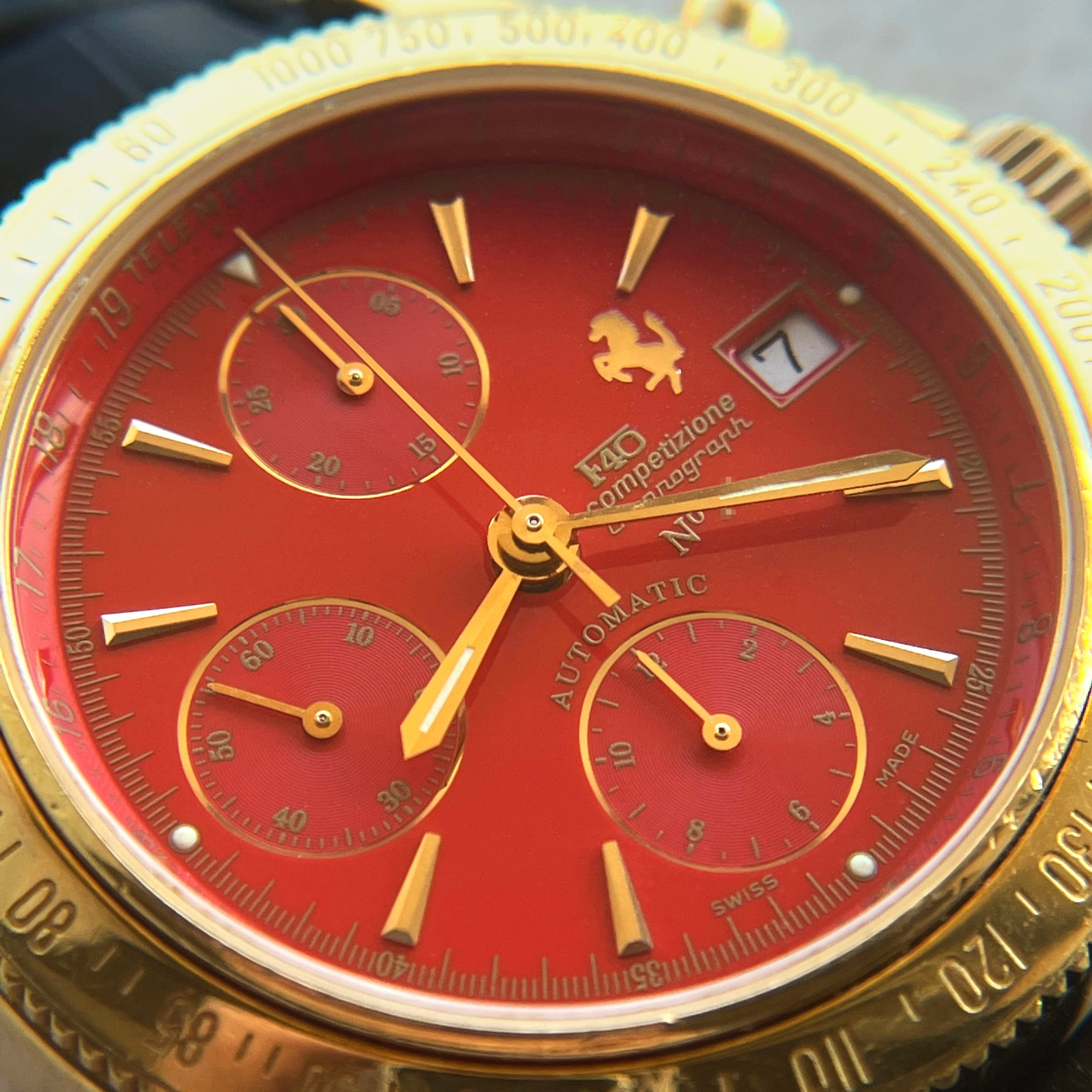 Ferrari F40 Competizione Chronograph, Limited Edition, Yellow Gold