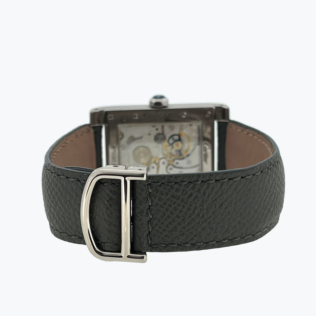 Cartier Tank A Vis Dual Time CPCP, Ref. 2552, White Gold