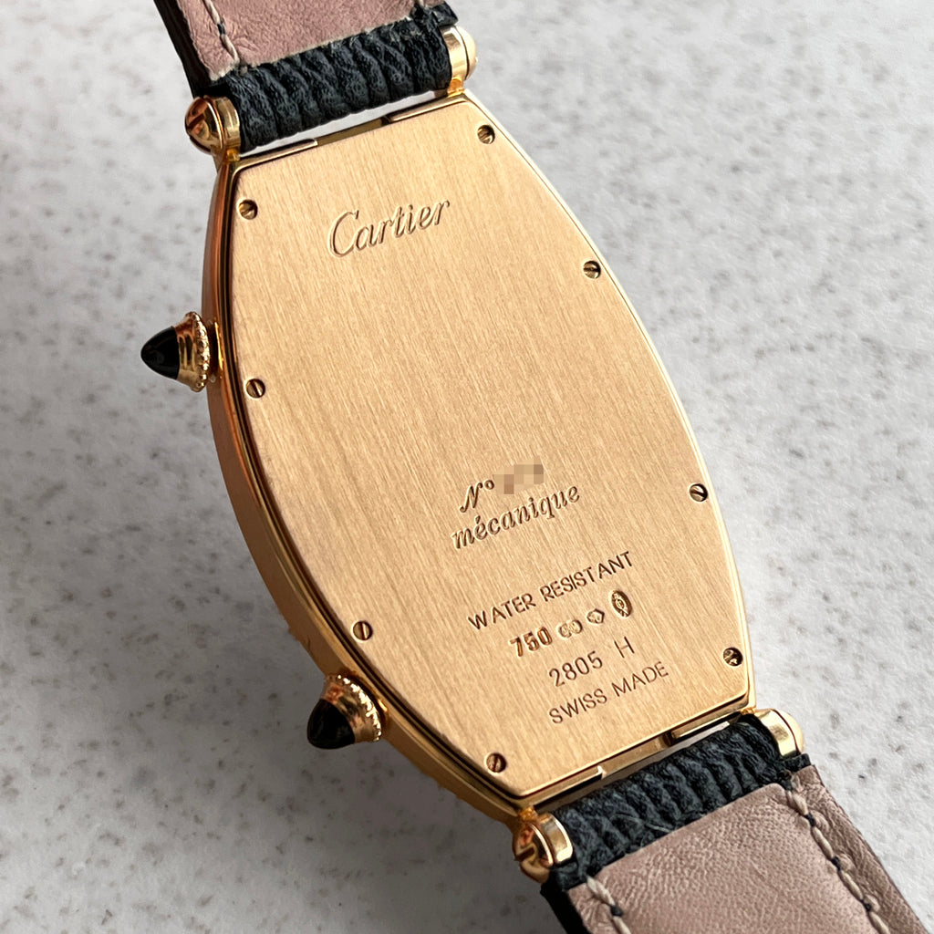 Cartier XL Tonneau Dual Time CPCP, Ref. 2805H, Pink Gold