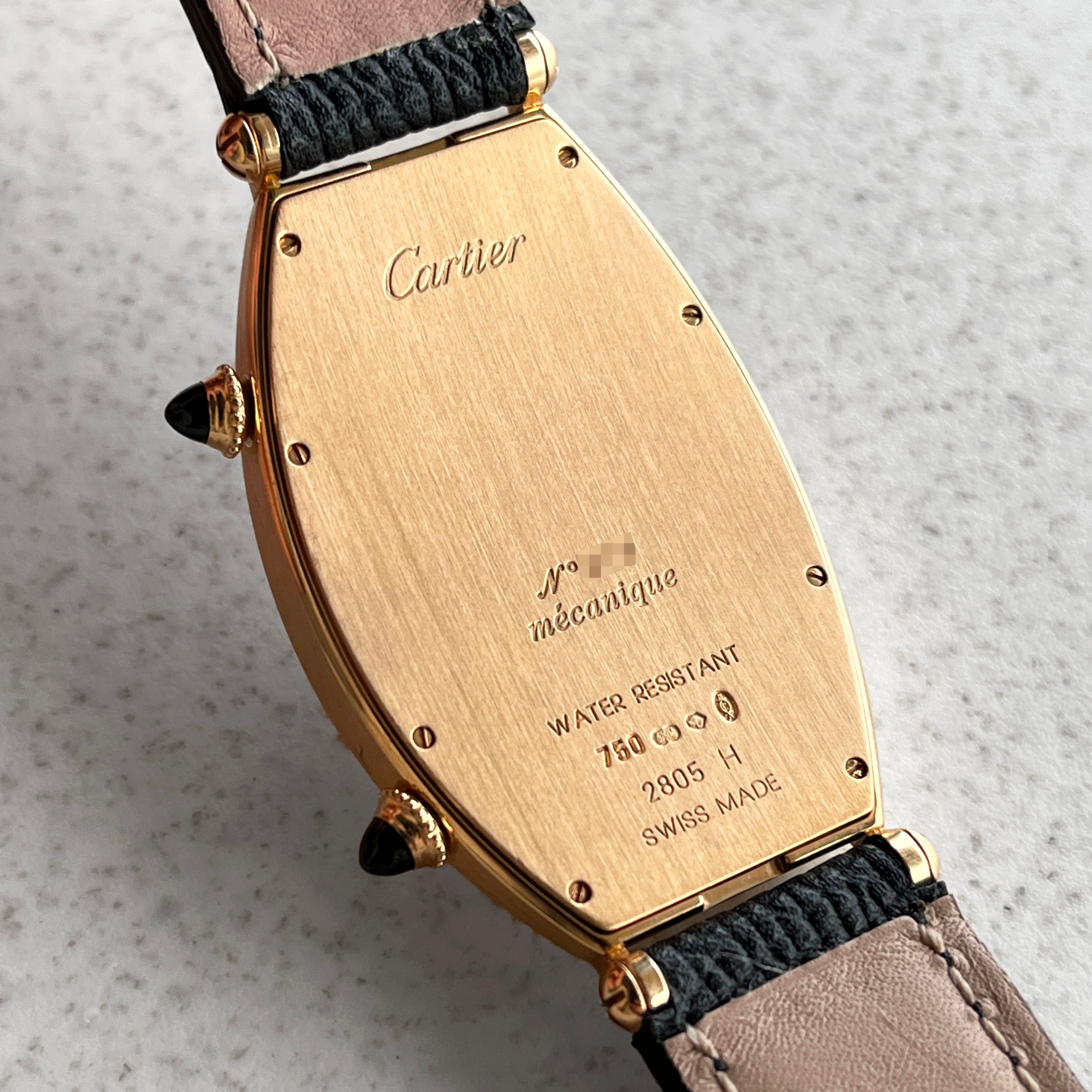 Cartier XL Tonneau Dual Time CPCP, Ref. 2805H, Pink Gold