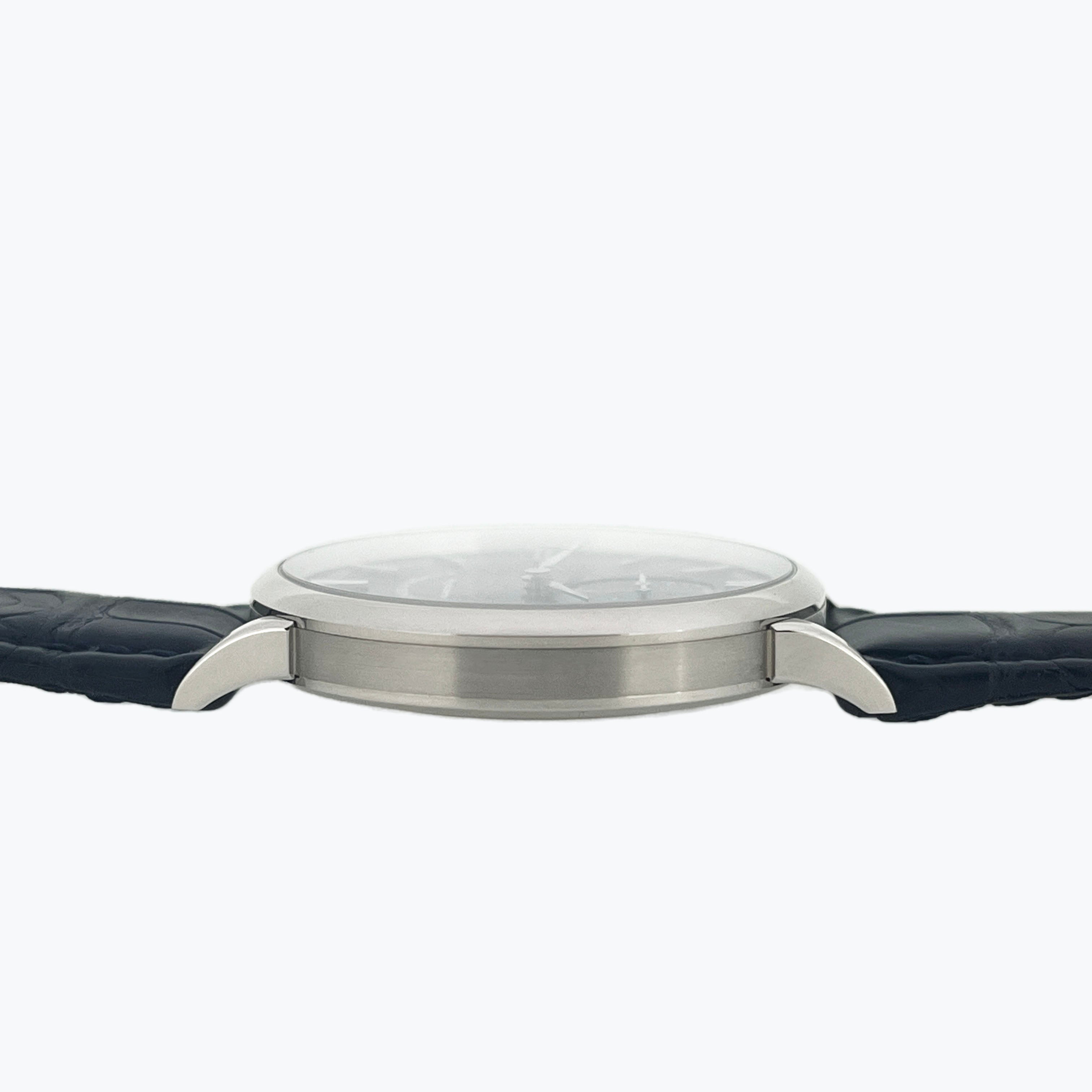 A. Lange & Sohne Saxonia Blue,  Ref. 219.028, White Gold