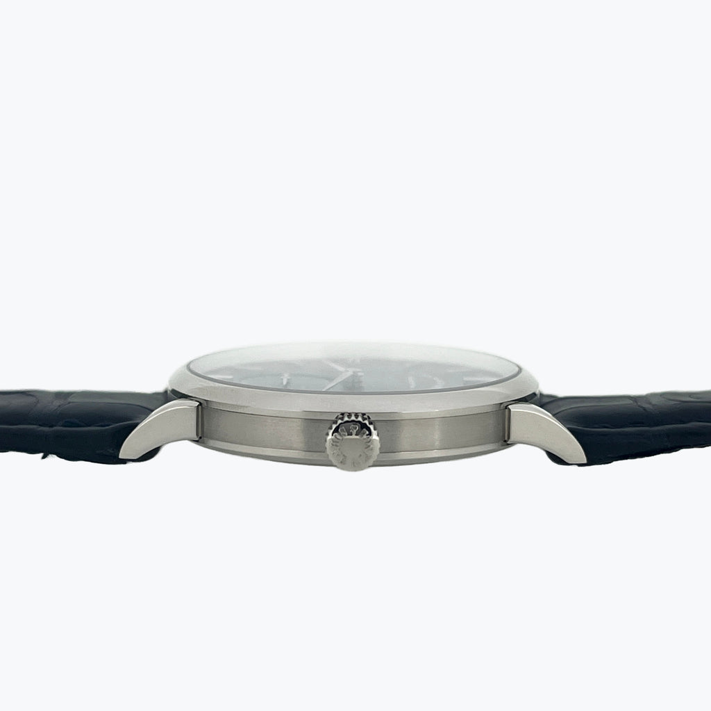 A. Lange & Sohne Saxonia Blue,  Ref. 219.028, White Gold