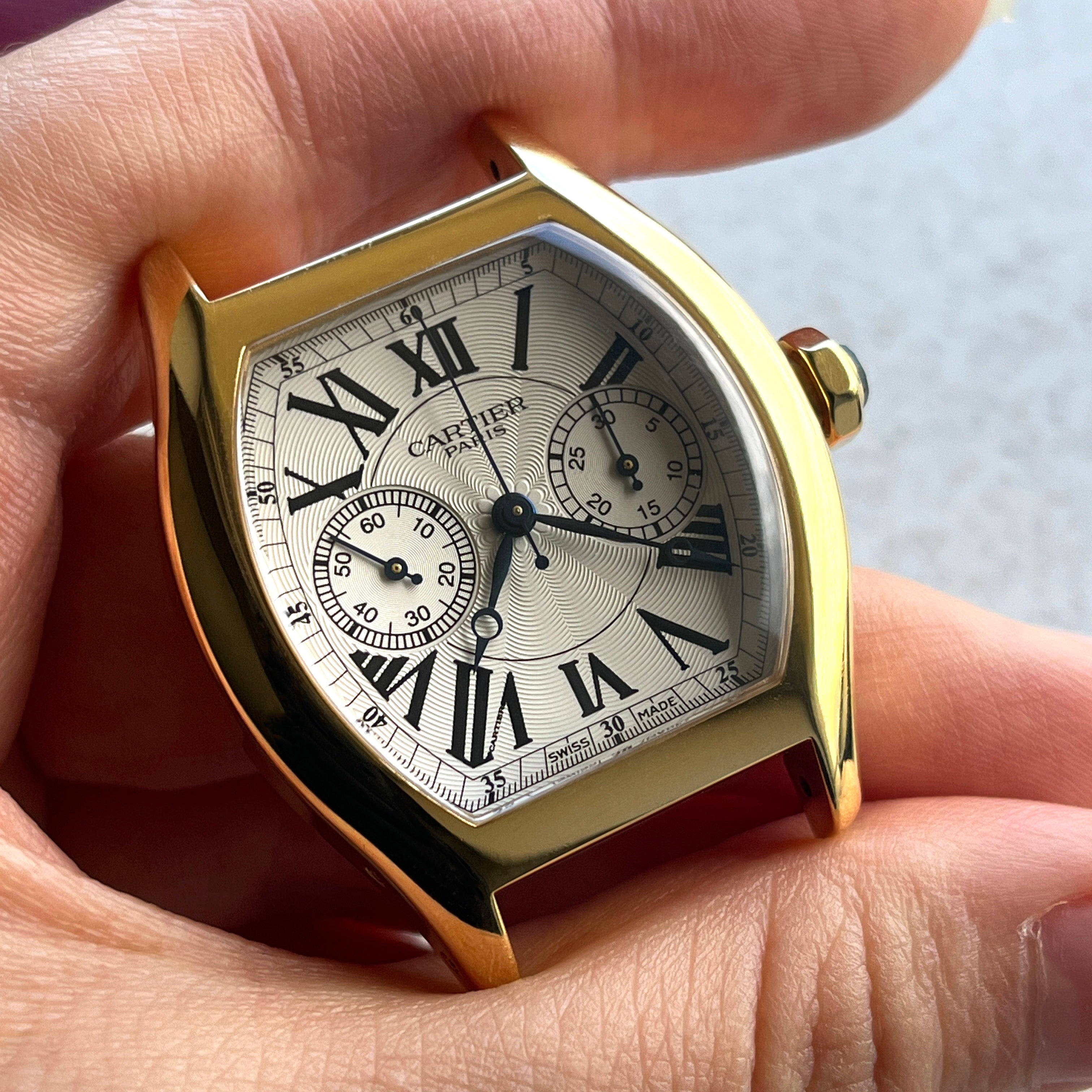 Cartier Rare Tortue CPCP Monopoussoir, Ref. 2356, Yellow Gold