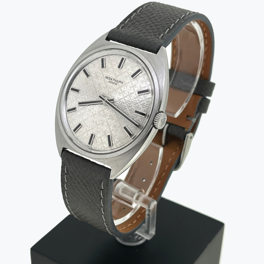 Patek Philippe Tonneau Wristwatch, Calatrava Cross Dial, Ref. 3574, Steel