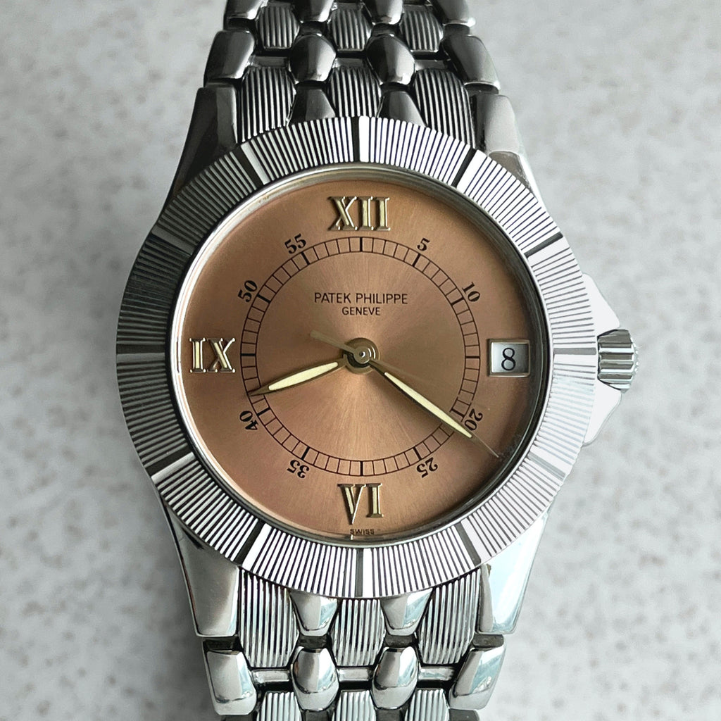 Patek Philippe Neptune Salmon Dial Watch, Ref. 5080/1A, Steel