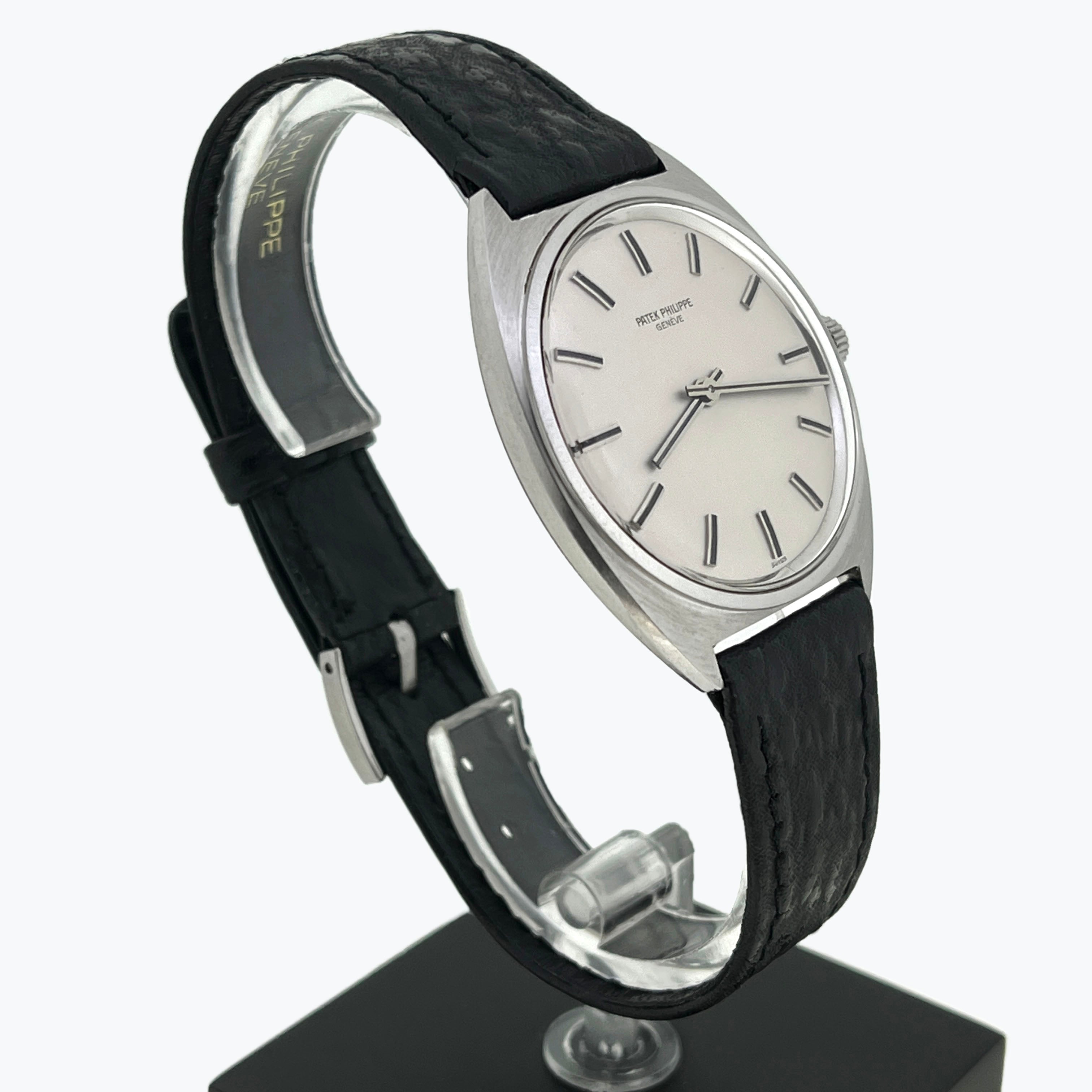 Patek Philippe Tonneau Wristwatch, Ref. 3574, Steel