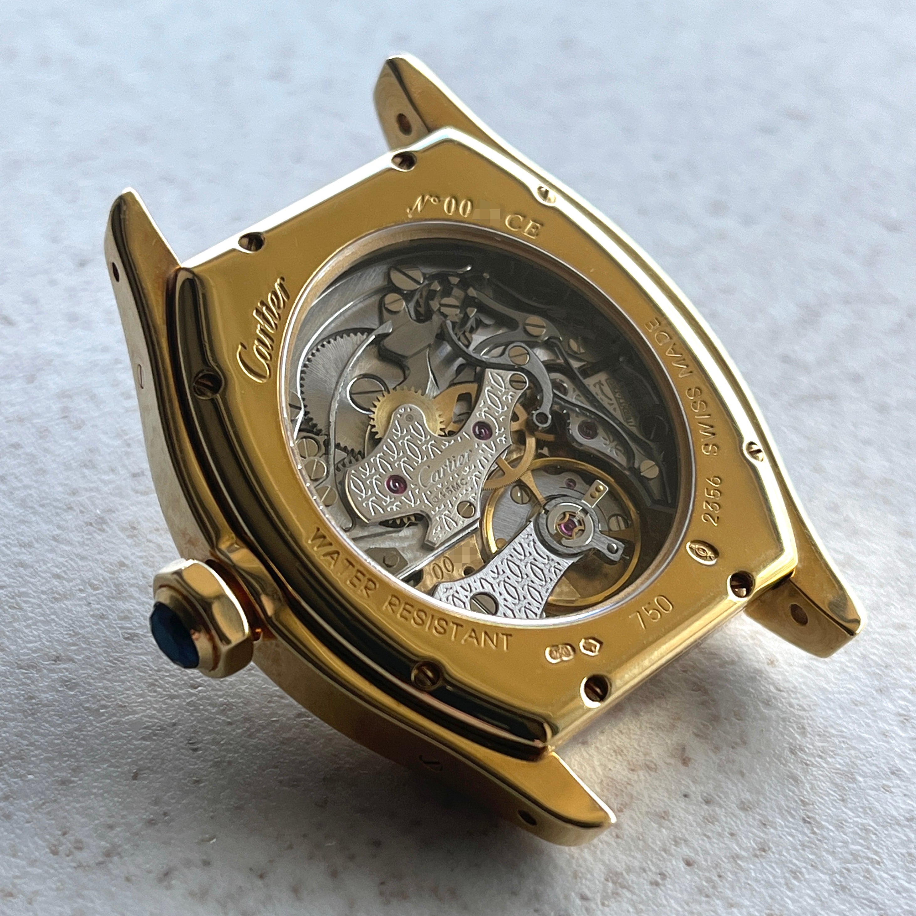 Cartier Rare Tortue CPCP Monopoussoir, Ref. 2356, Yellow Gold
