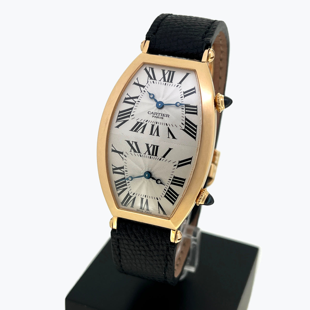 Cartier XL Tonneau Dual Time CPCP, Ref. 2805H, Pink Gold
